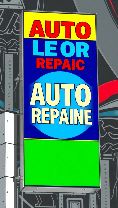 signboard design auto repair