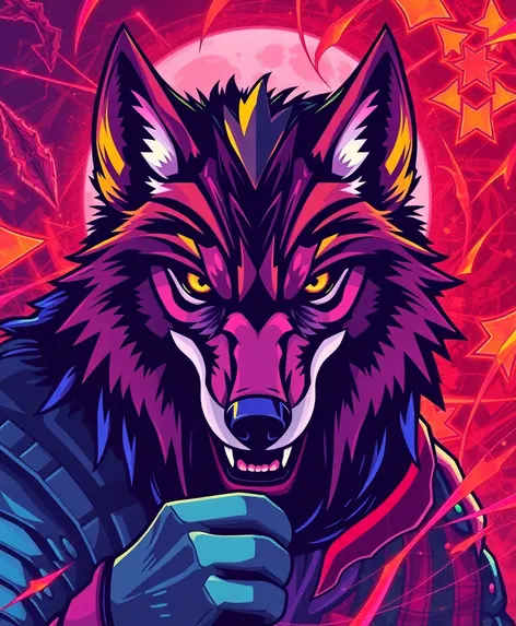 wolf gaming pfp jpeg