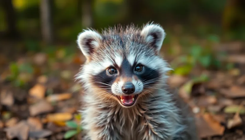 baby racoon