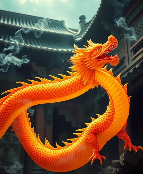 chinese yellow dragon