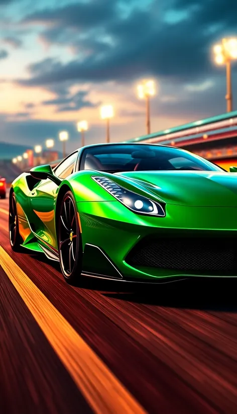 green ferrari