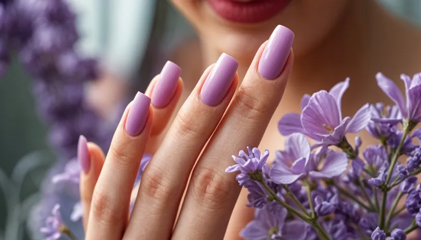 lavender nails