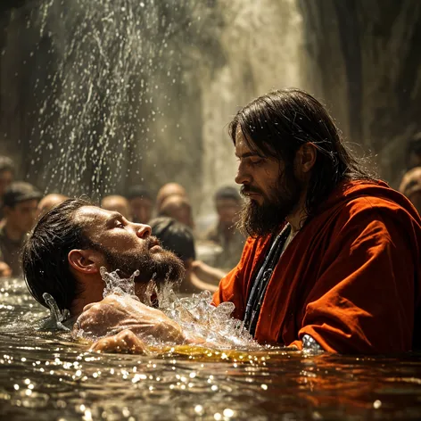 Jesus baptizing Hitler