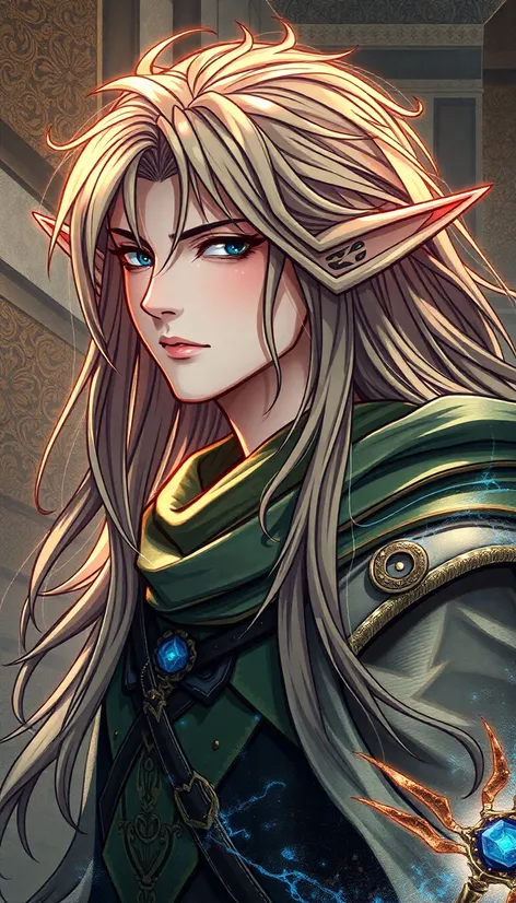 male elf fantasy art