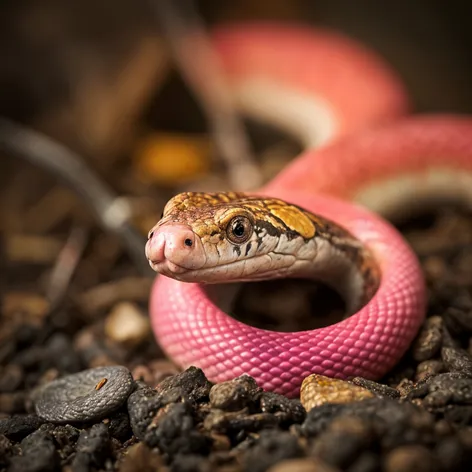 pink hognose snake