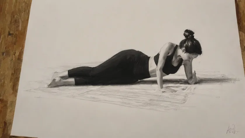 yoga drawing