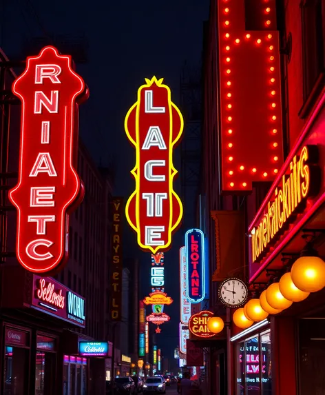 vintage neon signs