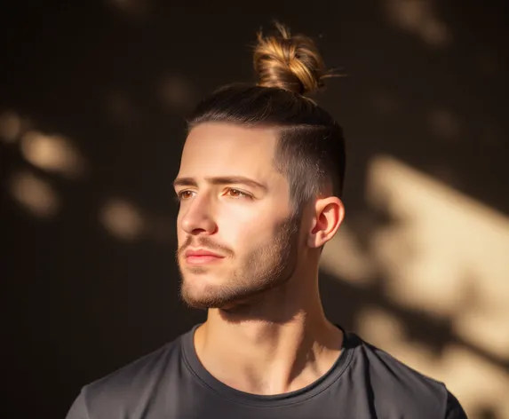 hair cut man bun