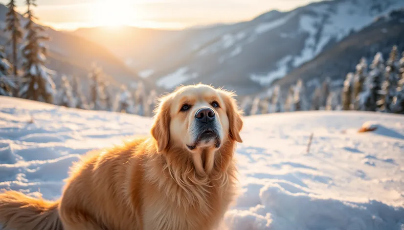 mountain dog golden retriever