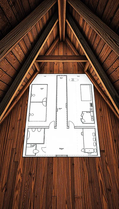 attic floor plan with