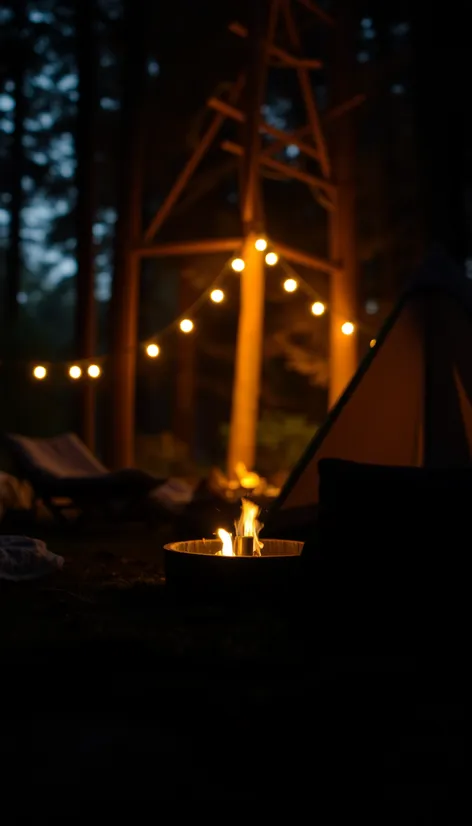 camping string lights