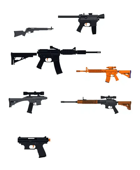 modern firearm icon pack