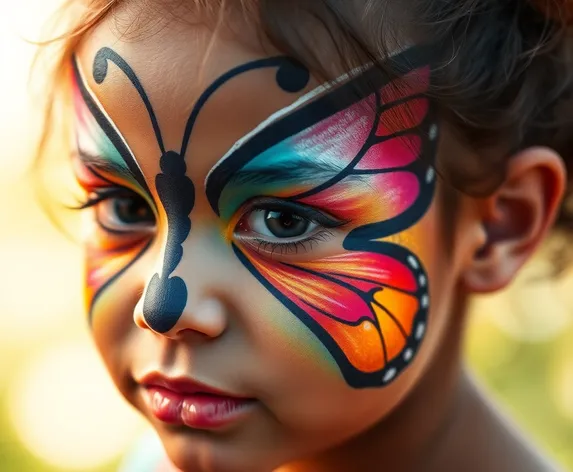 butterfly face paint easy