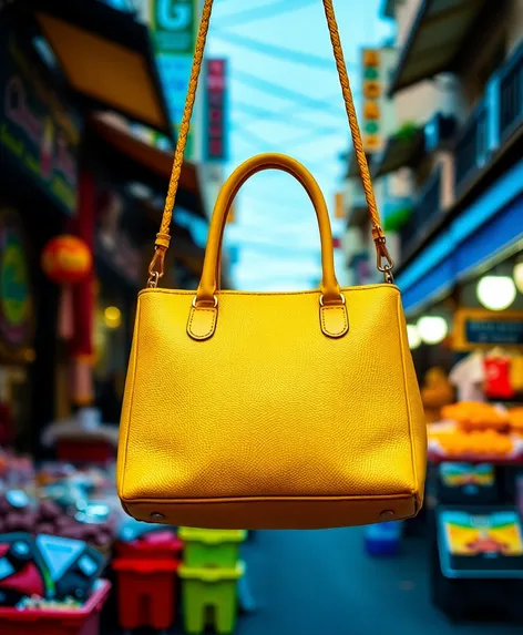 yellow purse