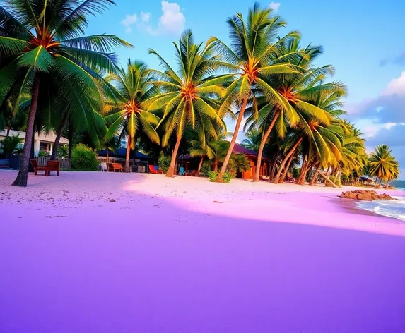 purple sand beach