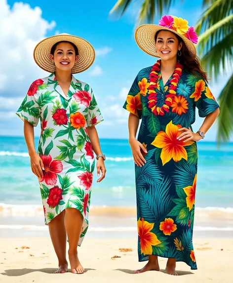 hawaiian dresses for women