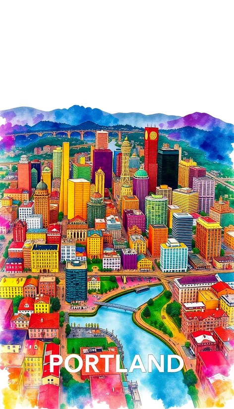 map of portland oregon