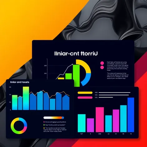 modern financial presentation charts