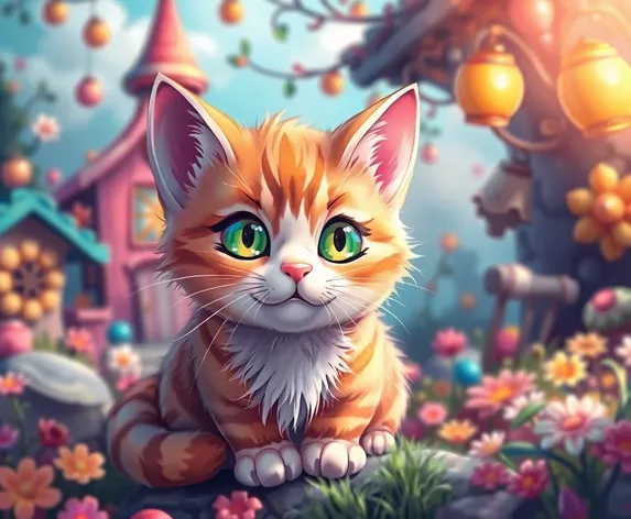 anime cat art