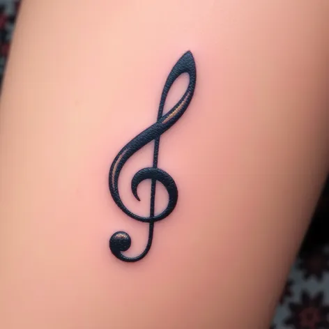 music note tattoo