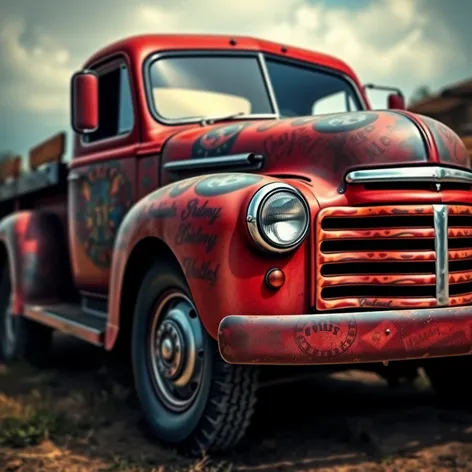 truck tattoo