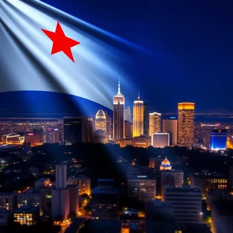 los angeles city flag