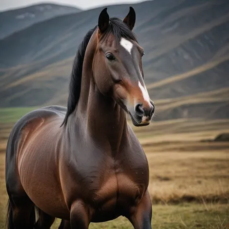 muscular horse