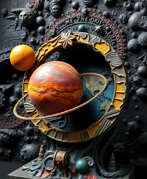 solar system sculpture