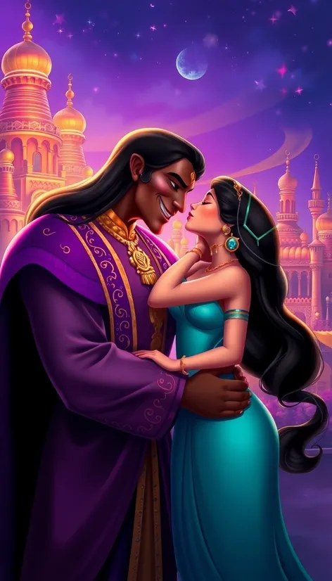 jasmine kissing jafar