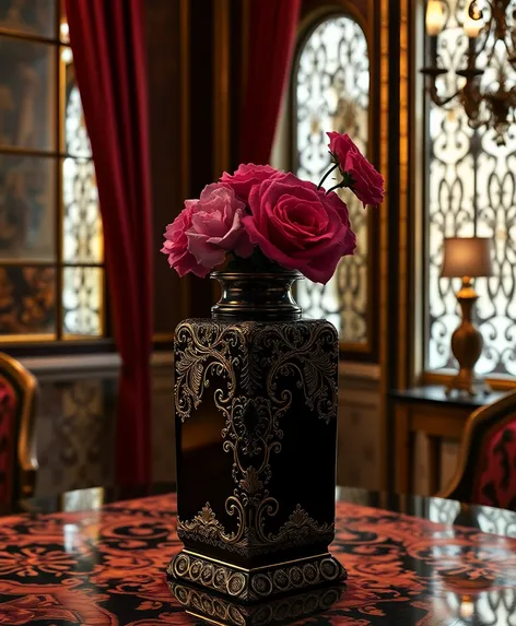 square victorian vases