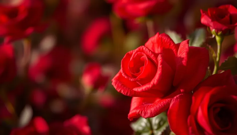 red rose background