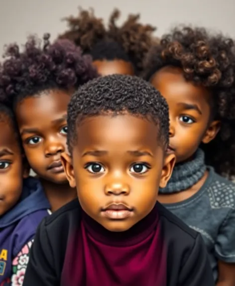 black childrens haircuts