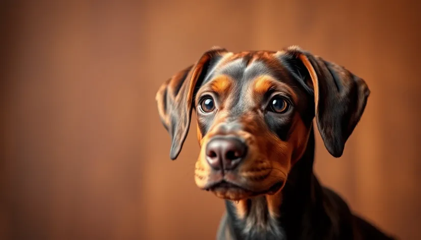 doberman pinscher floppy ears