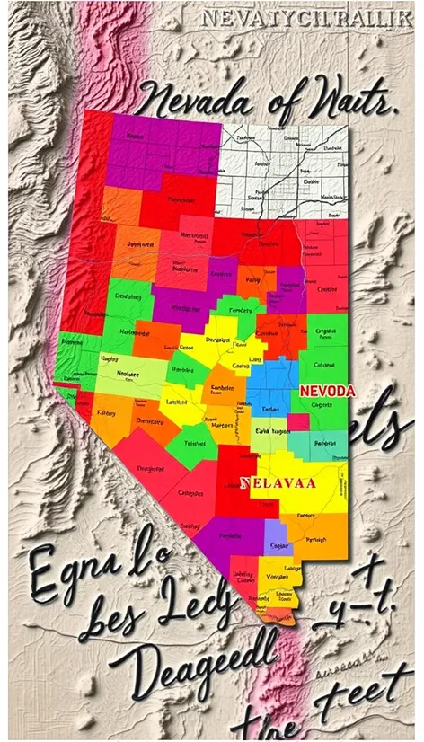 map of nevada counties