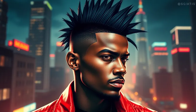 black mens mohawk hairstyles