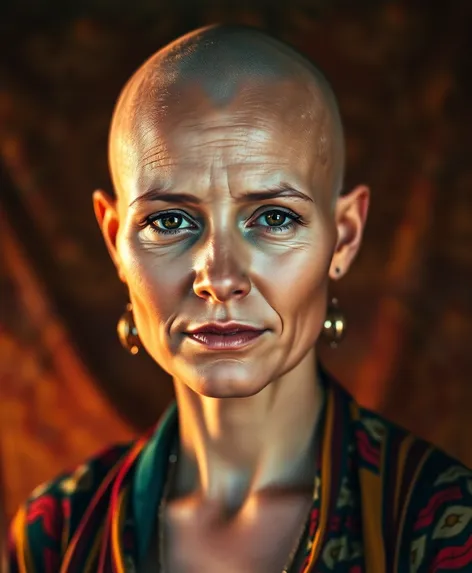 bald woman