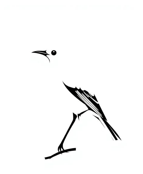 black white bird