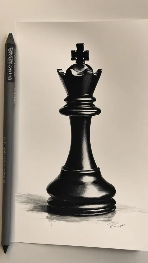 chess piece drawing