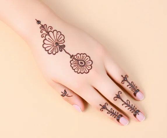 easy simple henna designs