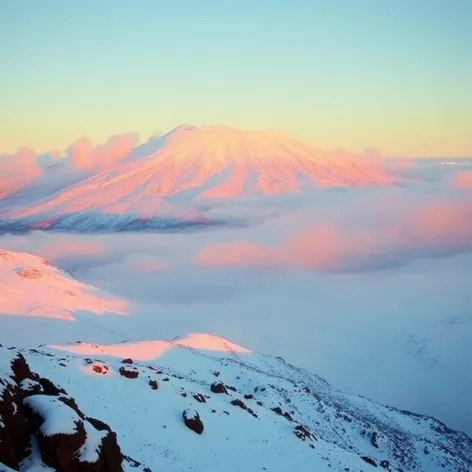 hawaii mauna kea snowfall