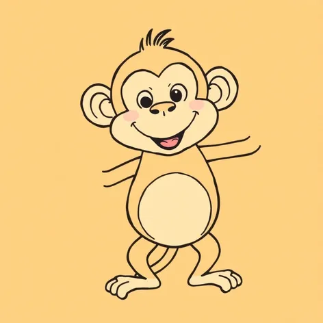 monkey drawing tracing