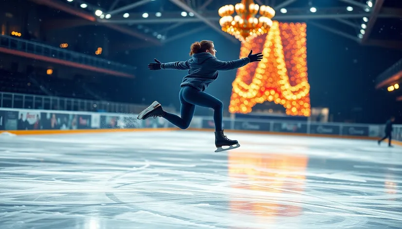 figure skater leap