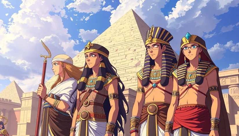 egyptian anime characters