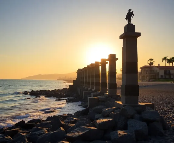 monumento santander beach