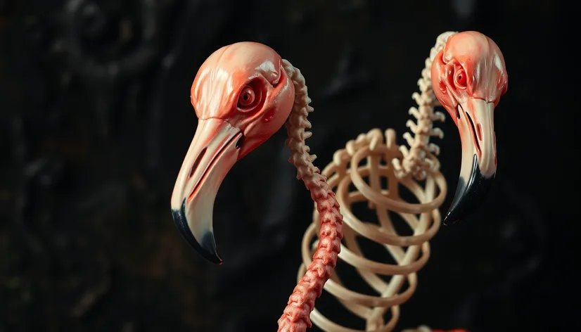 flamingo skeleton