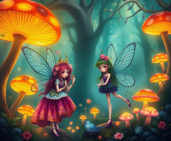 mystical forest fairies