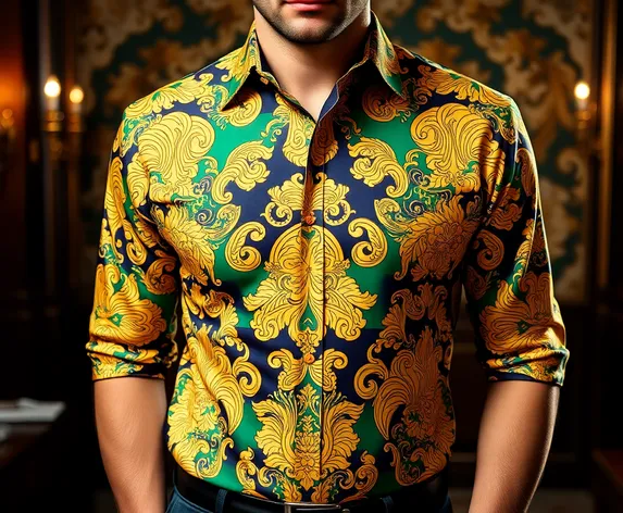 versace shirt men