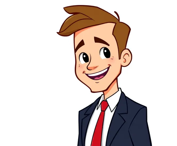 cartoon of businessman