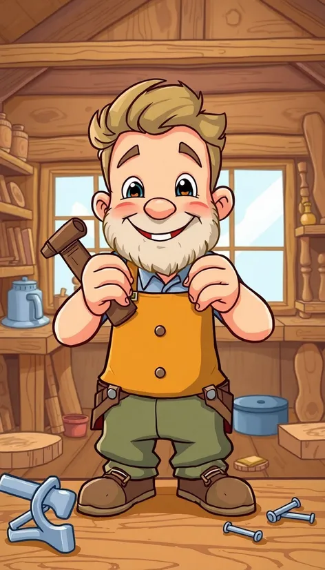 hands on carpenter cartoon