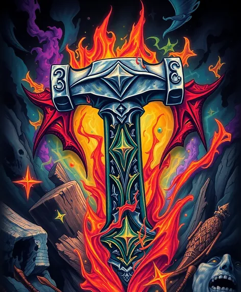 tattoos of thor's hammer